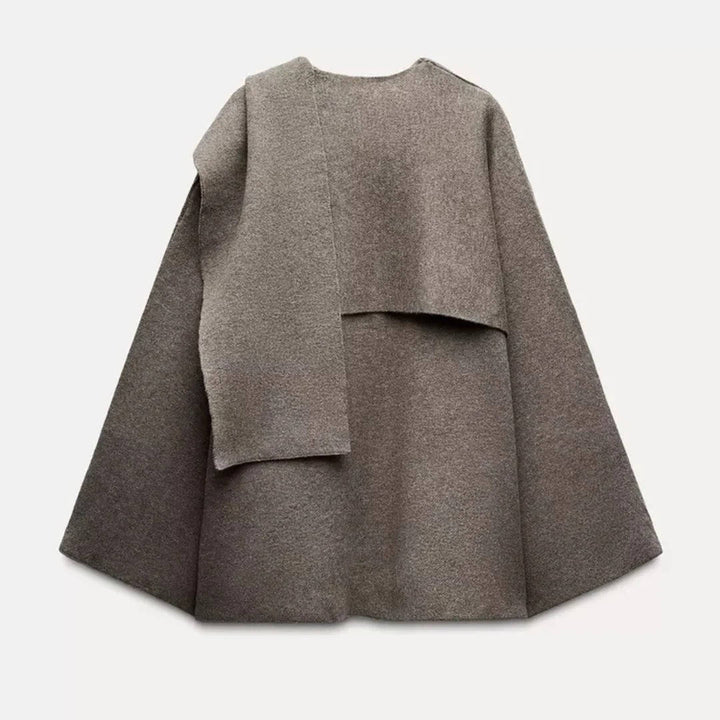 Draped Cape Jacket