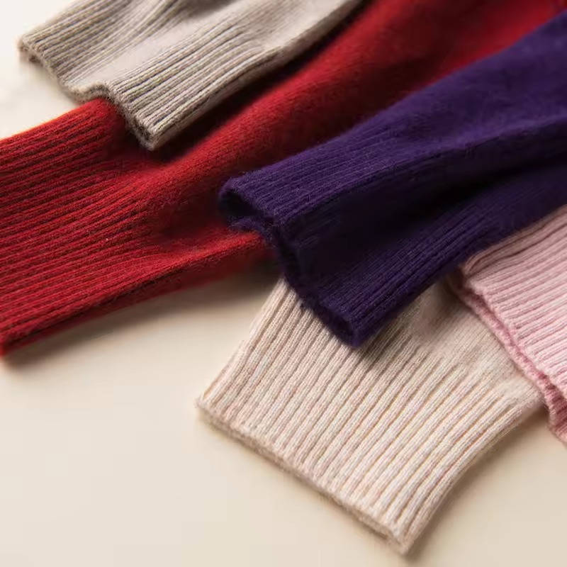 Cashmere Sweater with Classic Neckline