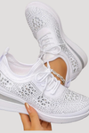 Juliette | Women's Rhinestone Platform Sneakers