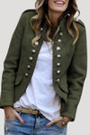 Kesia | Women's Double Breasted Military Cropped Jacket