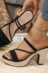 Kinsley | Women's Strappy Platform Block Heel Sandals