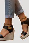 Lavinia | Women's Platform Wedge Ankle Strap Sandals