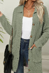 Stella | Women's Cardigan with Buttons and Patch Pockets