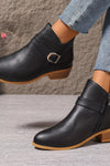 Lorette | Women's Chelsea Ankle Boot with Buckle Detail