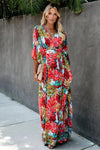 Cleo | Women's Wedding Guest Wrap Maxi Dress