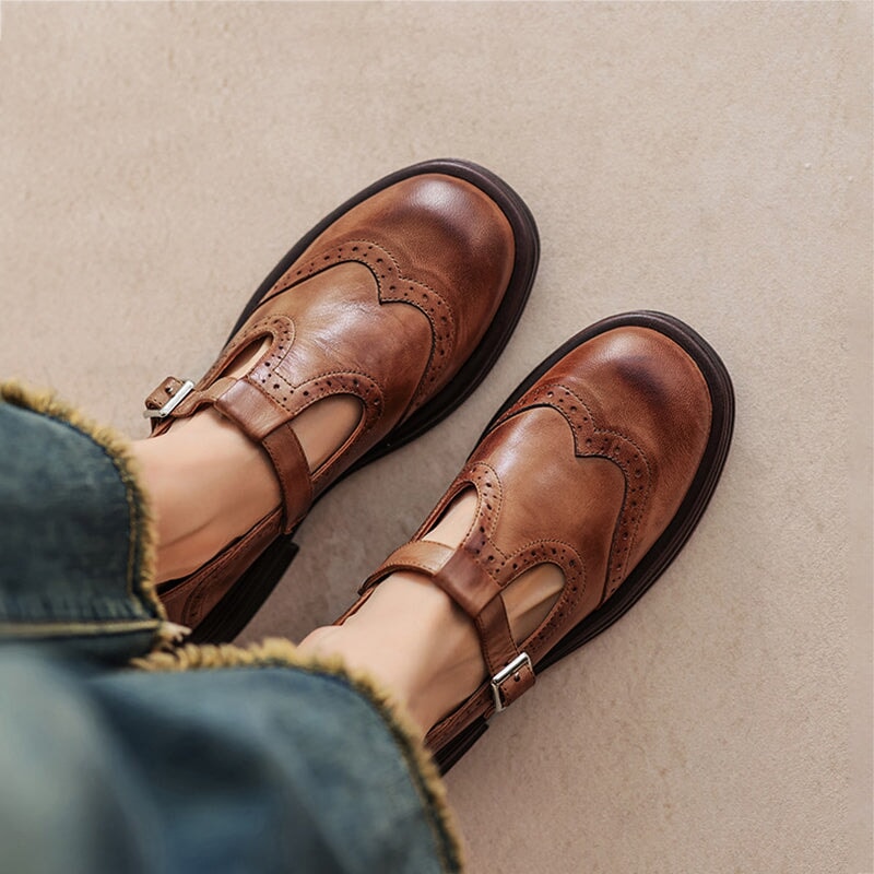 Nina | Elegant Vegan Leather Mary Jane Sandal