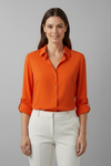 Raven | Women's Long Sleeve Button Down Collared Blouse