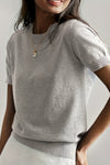 Serenity | Women's Short Sleeve Knit Sweater