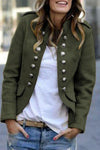 Ella | Women's Jacket with Button Rows and Pockets