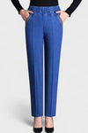 Leighton | Stretch Jeans with Side Pockets and Elastic Waistband