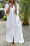 Carissa | Women's Button-Down Maxi Dress with Casual Style and Versatile Design