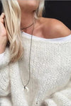Stylish knitted sweater