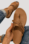 Talia | Women's Toe Loop Flat Sandals