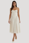 Thessaly | Women's Sweetheart Midi Dress