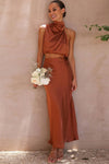 Valencia | Women's Halter Neck Two Piece Evening Set