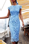 Vesna | Women's Lace Bodycon Midi Dress