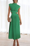 Alouette | Women's Versatile Midi Dress with Side Slit and Adjustable Straps