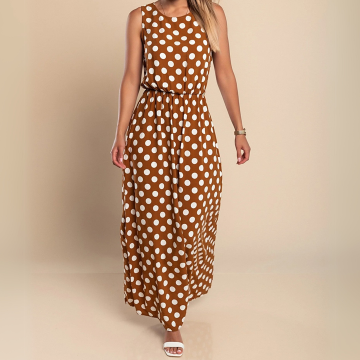 Paula™ | Polka Dot Maxi Dress