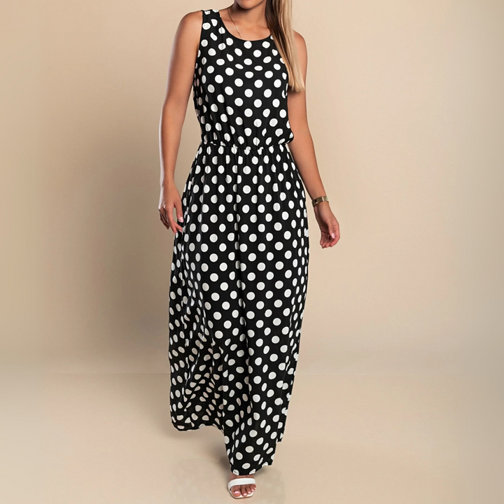 Paula™ | Polka Dot Maxi Dress