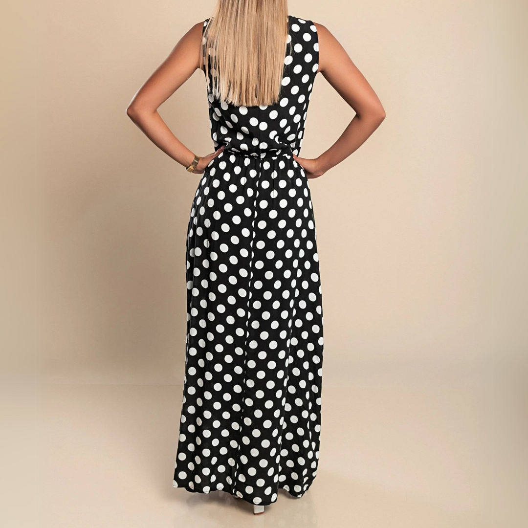 Paula™ | Polka Dot Maxi Dress